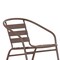 Flash Furniture Lila Bronze Metal Restaurant Stack Chairs with Metal Slats, 4PK 4-TLH-017C-BZ-GG - alternate 10